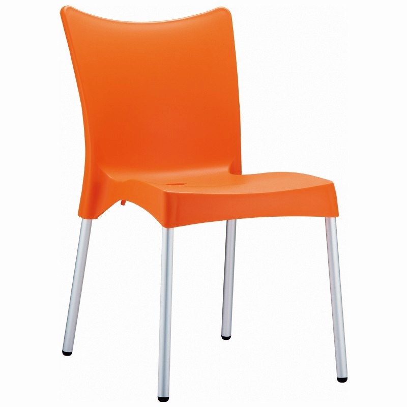 Orange Chairs on Rj Resin Patio Chair Orange Isp045
